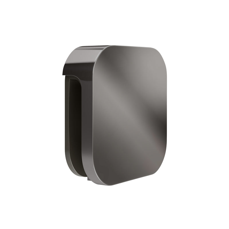 Aroma 3 in. Steamhead with AromaTherapy Reservoir in Brilliant Black — Brilliant Black
