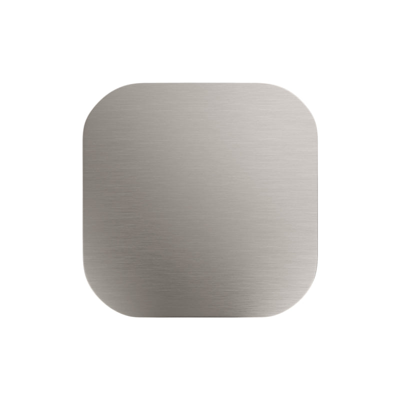 Aroma 3 in. Steamhead with AromaTherapy Reservoir in Brushed Nickel — Brushed Nickel