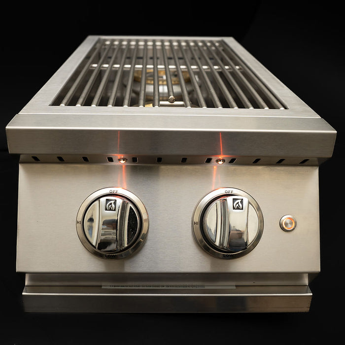 KoKoMo Grills Professional Double Side Burner with removable cover