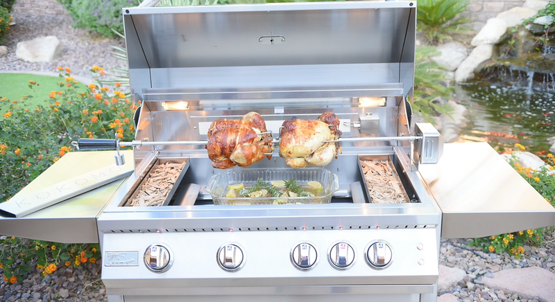 Kokomo 32” Professional Built in Gas Grill (4 Burner/Back Burner)