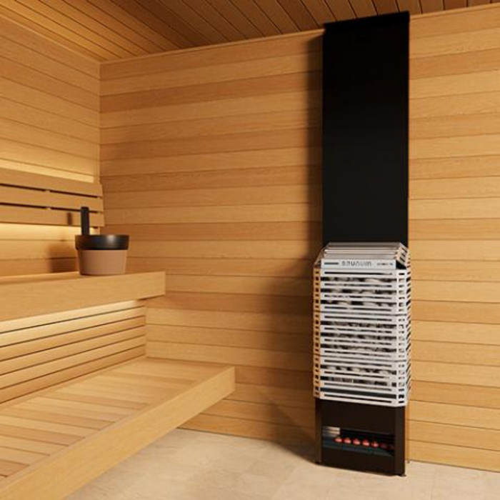 Saunum AIR 10 Sauna Heater, Air Series, 9.6kW Sauna Heater w/Climate Equalizer, Stainless Steel