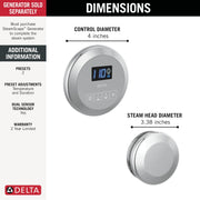 Delta 5CH-250R-PR — Lumicoat Chrome