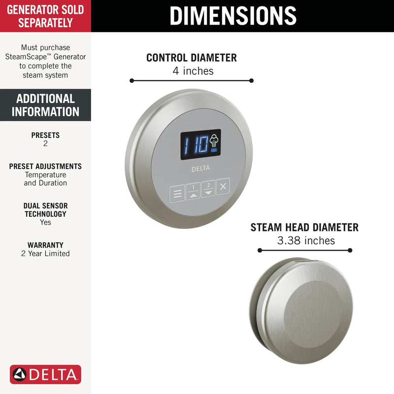 Delta 5CH-250R-SS-PR — Lumicoat Stainless