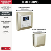 Delta 5CH-250T-PN-PR — Lumicoat Polished Nickel