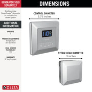 Delta 5CH-250T-PR — Lumicoat Chrome