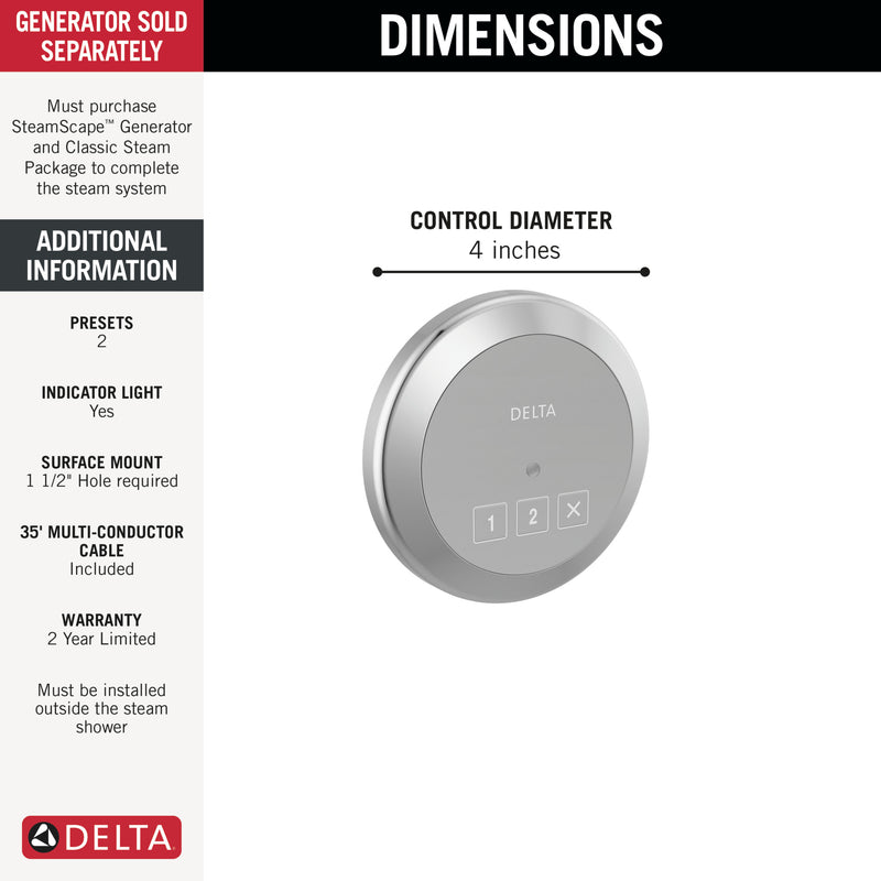 Delta 5CN-220R-PR — Lumicoat Chrome