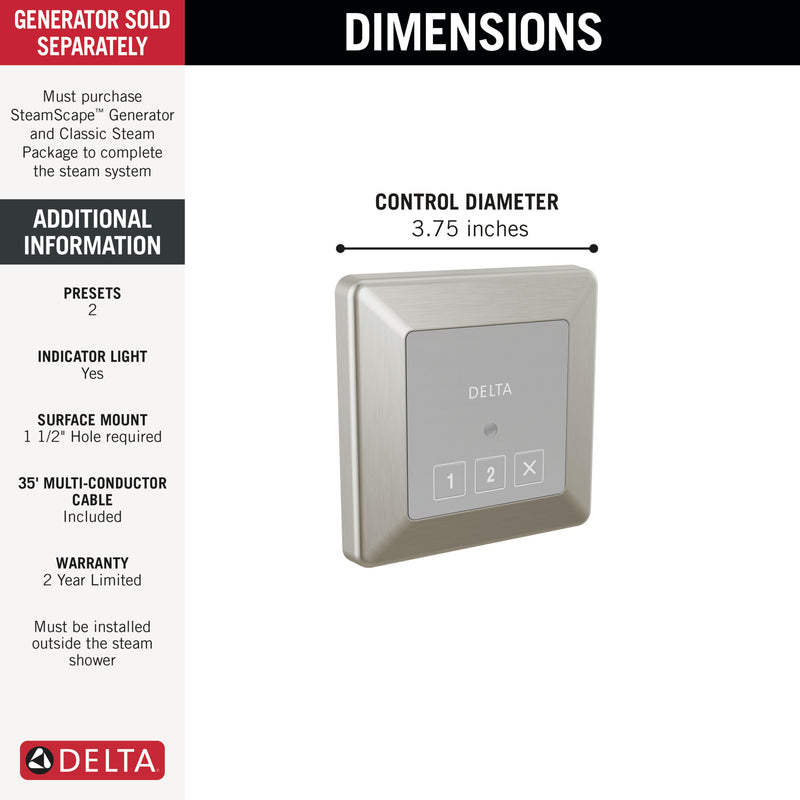 Delta 5CN-220T-SS-PR — Lumicoat Stainless
