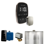 ButlerFlex Steam Shower Control Package with TempoFlex Control and Steamhead in Black Polished Nickel — Black - Polished Nickel