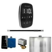 ButlerFlex Steam Shower Control Package with TempoFlex Control and Linear Steamhead in Black Brushed Nickel — Black - Brushed Nickel