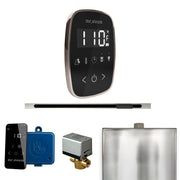 ButlerFlex Steam Shower Control Package with TempoFlex Control and Linear Steamhead in Black Polished Nickel — Black - Polished Nickel