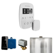 ButlerFlex Steam Shower Control Package with TempoFlex Control and Steamhead in White — White - White