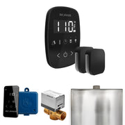 ButlerFlex Max Steam Shower Control Package with TempoFlex Control and Steamhead in Black Matte Black — Black - Matte Black