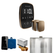 ButlerFlex Max Steam Shower Control Package with TempoFlex Control and Steamhead in Black Nouveau Bronze — Black - Nouveau Bronze