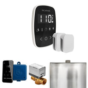 ButlerFlex Max Steam Shower Control Package with TempoFlex Control and Steamhead in Black White — Black - White