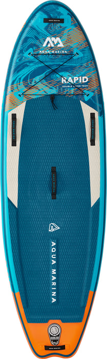 Aqua Marina RAPID Inflatable Whitewater Stand-Up Paddleboard (iSUP) - Versatile Rapids Adventure