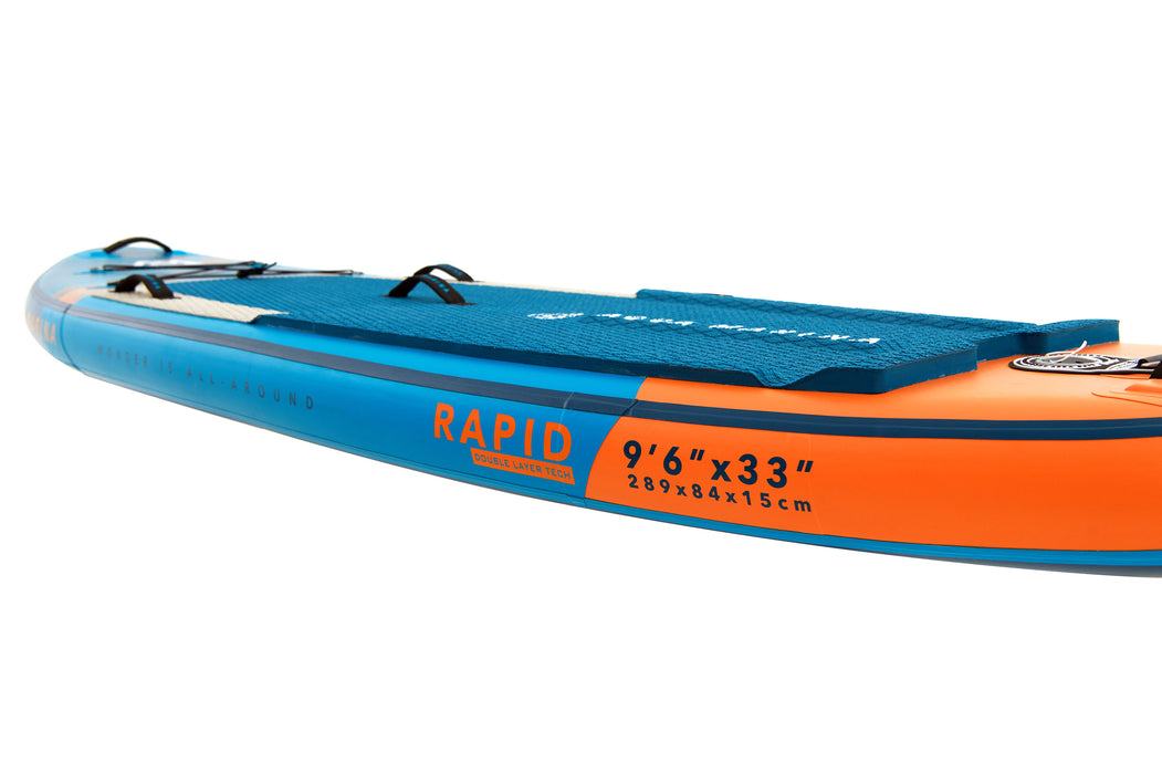 Aqua Marina RAPID Inflatable Whitewater Stand-Up Paddleboard (iSUP) - Versatile Rapids Adventure