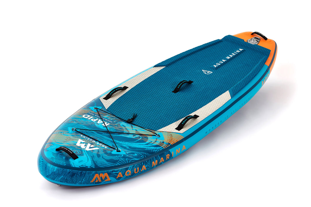 Aqua Marina RAPID Inflatable Whitewater Stand-Up Paddleboard (iSUP) - Versatile Rapids Adventure