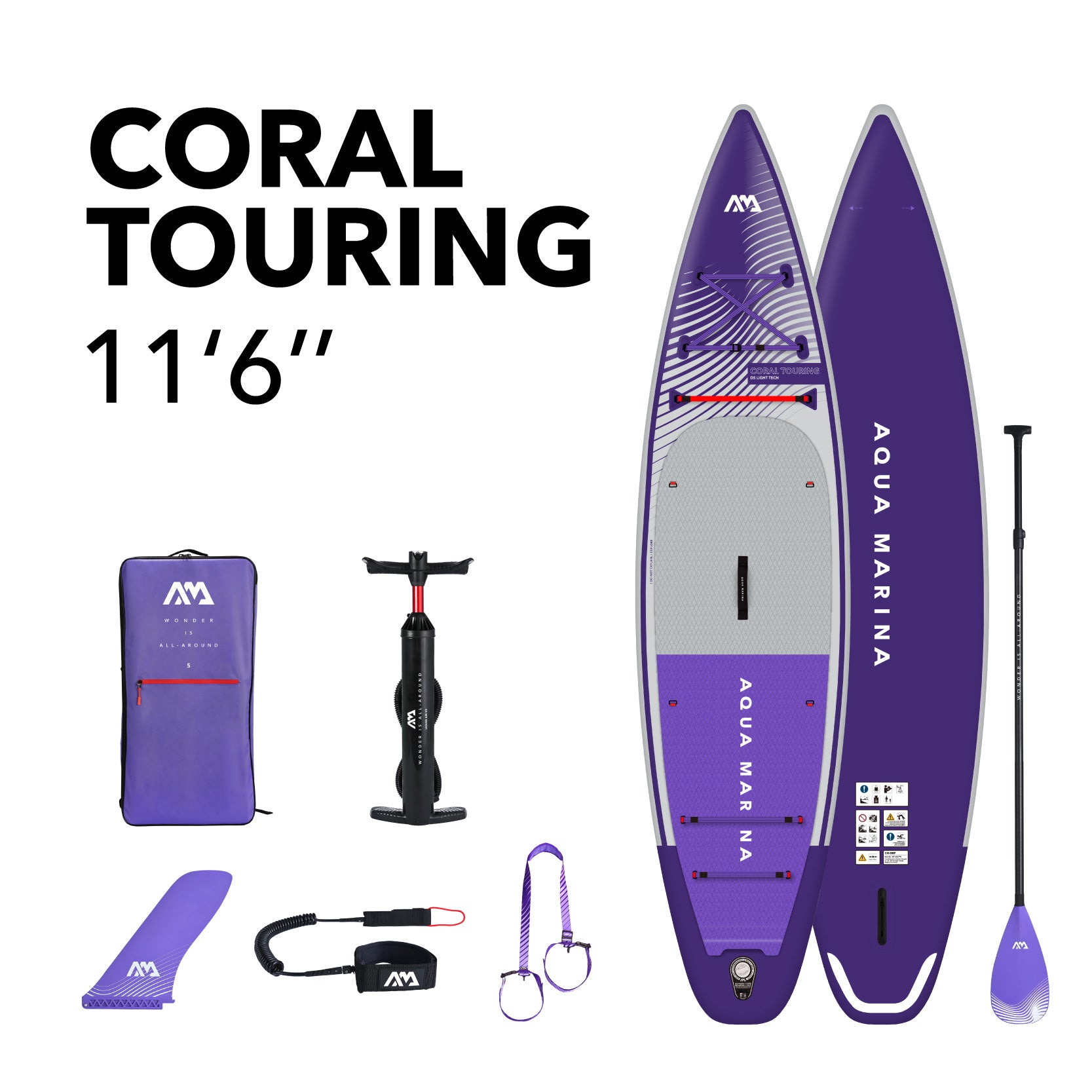 Aqua Marina Coral Touring Series iSUP
