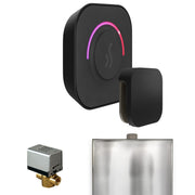 ButlerTouch Steam Shower Control Package with TempoTouch Control and Steamhead in Matte Black — Matte Black