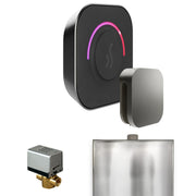 ButlerTouch Steam Shower Control Package with TempoTouch Control and Steamhead in Satin Steel — Satin Steel
