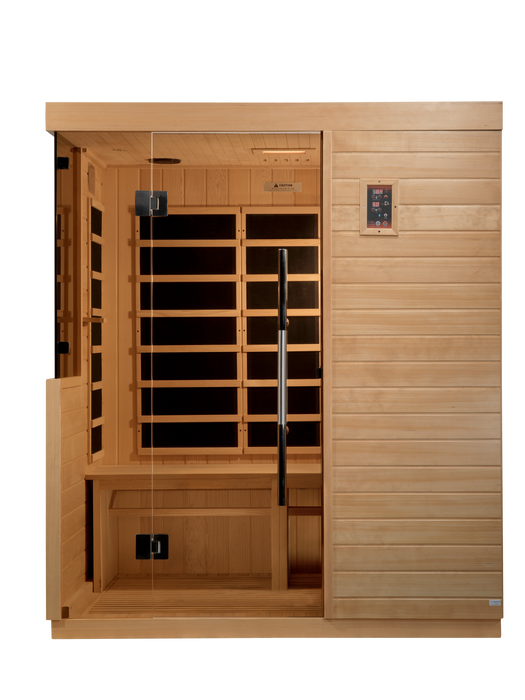 Golden Designs "3-Person Ultra Low EMF Infrared Sauna - Dynamic Bilbao"