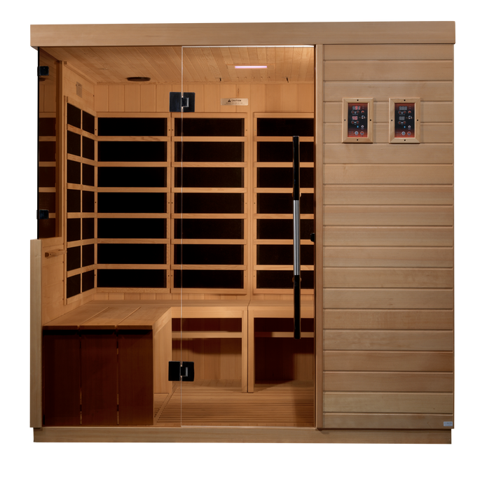 Golden Designs "6-Person Ultra Low EMF Infrared Sauna - Dynamic La Sagrada"