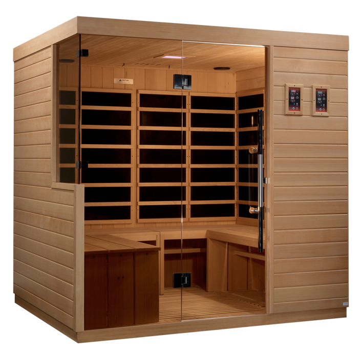 Golden Designs "6-Person Ultra Low EMF Infrared Sauna - Dynamic La Sagrada"