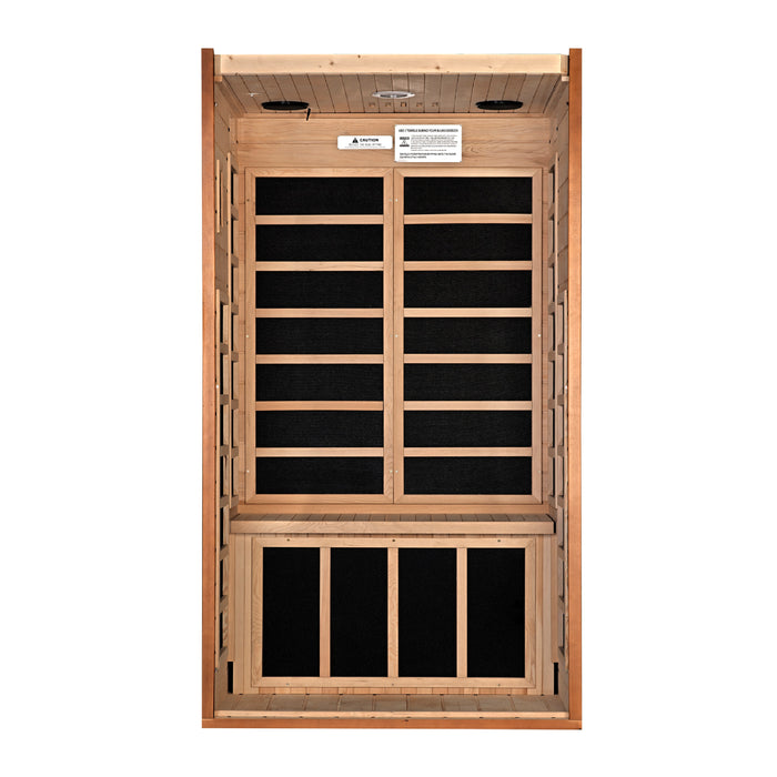 Golden Designs "1-2 Person Ultra Low EMF Infrared Sauna - Dynamic Avila Elite"