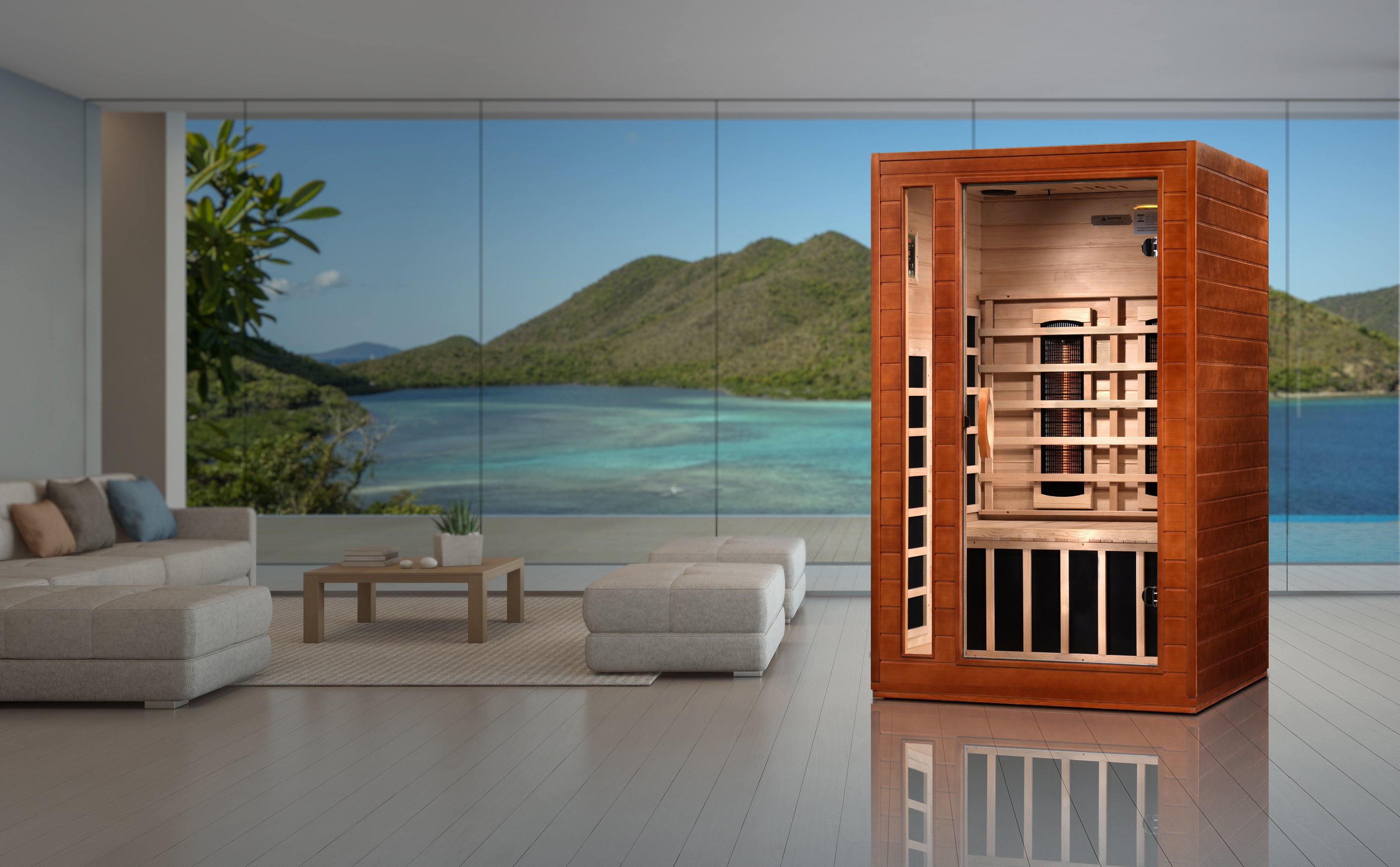 Golden Designs Dynamic Cordoba Infrared Sauna - Thumbnail 5