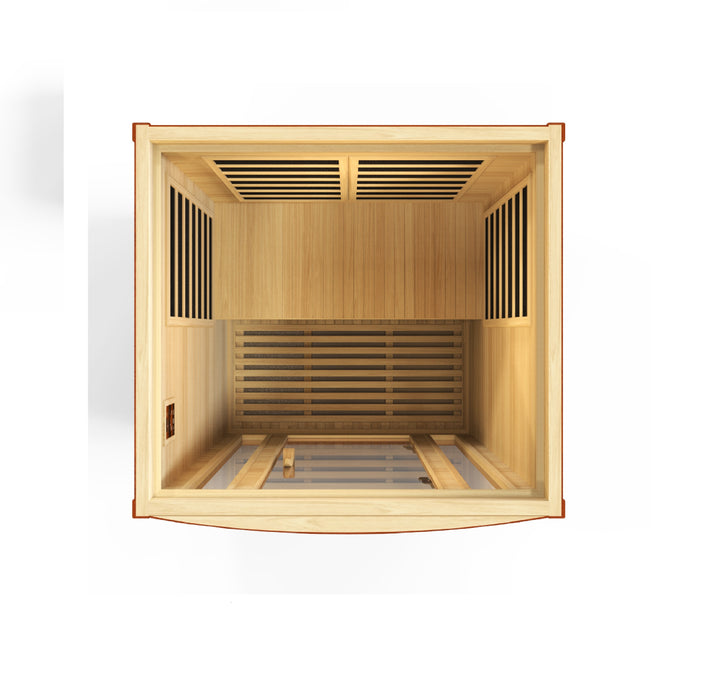 Golden Designs  "2-Person Low EMF Infrared Sauna Dynamic San Marino"