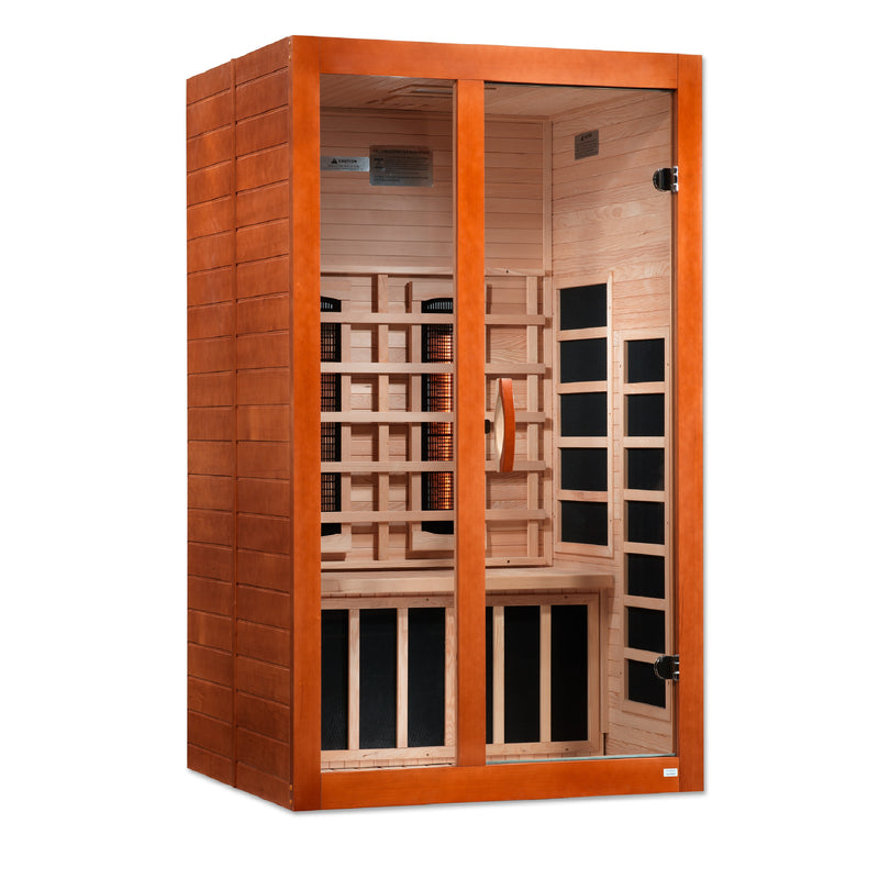 Golden Designs "2-Person Full Spectrum Near Zero EMF Infrared Sauna - Dynamic Santiago"