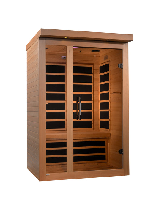 Golden Designs "2-Person Ultra Low EMF Infrared Sauna - Dynamic Llumeneres"