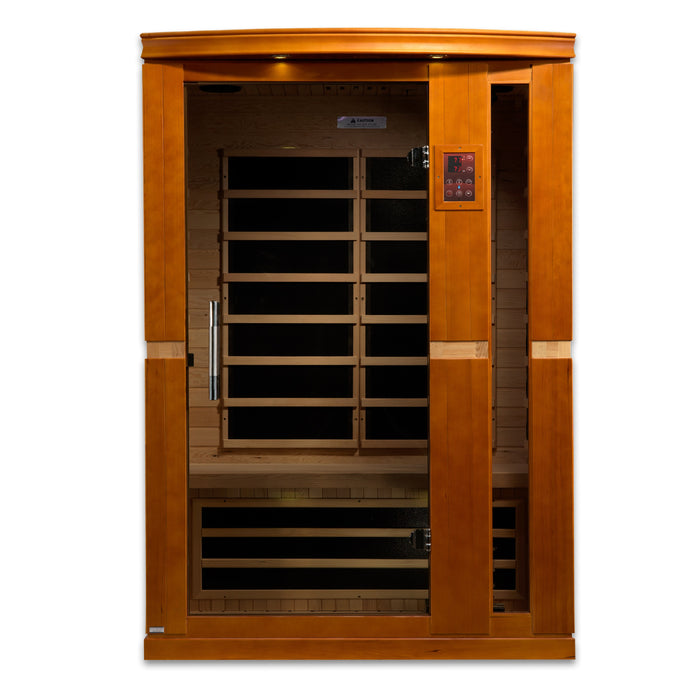 Golden Designs "2-Person Low EMF Infrared Sauna - Dynamic Vittoria"