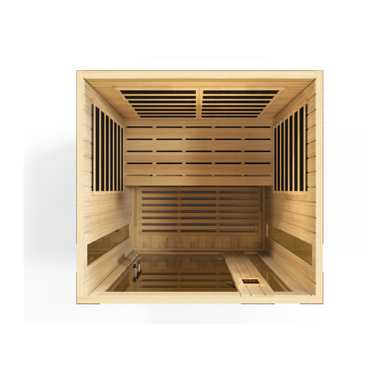 Golden Designs "2-Person Low EMF Infrared Sauna - Dynamic Vittoria"