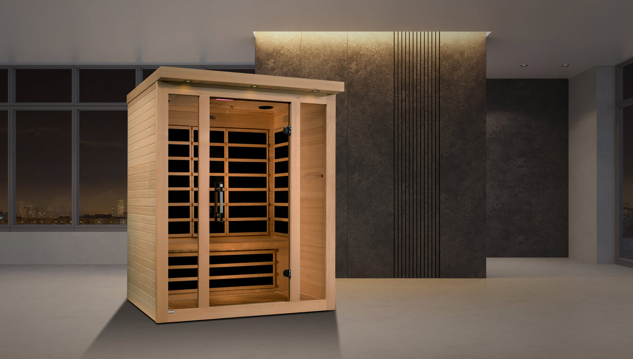 Golden Designs "3-Person Ultra Low EMF Infrared Sauna - Dynamic Vila"