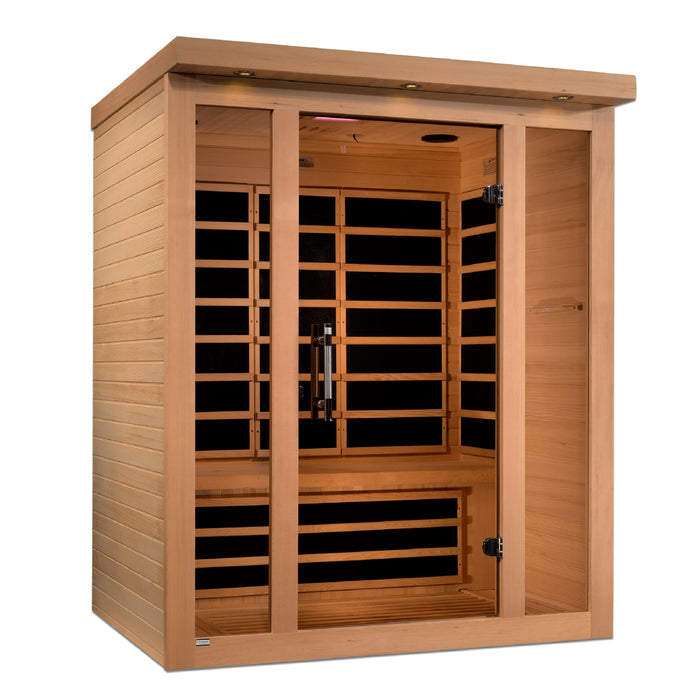 Golden Designs "3-Person Ultra Low EMF Infrared Sauna - Dynamic Vila"