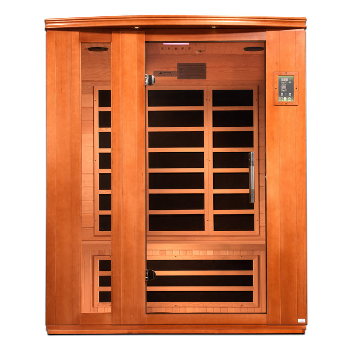 Golden Designs  "3-Person Low EMF Infrared Sauna - Dynamic Lugano"