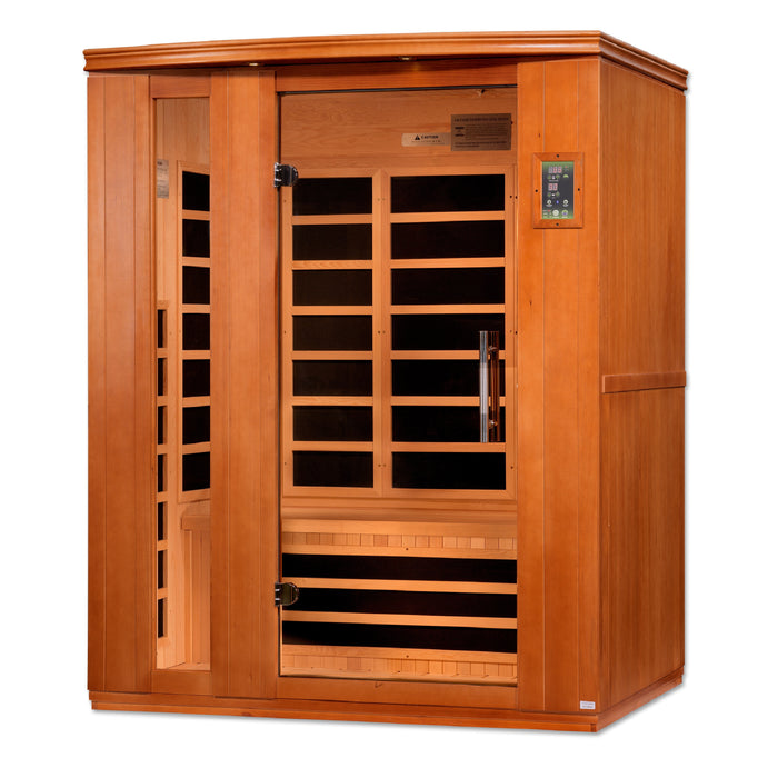 Golden Designs  "3-Person Ultra Low EMF Infrared Sauna - Dynamic Lugano"