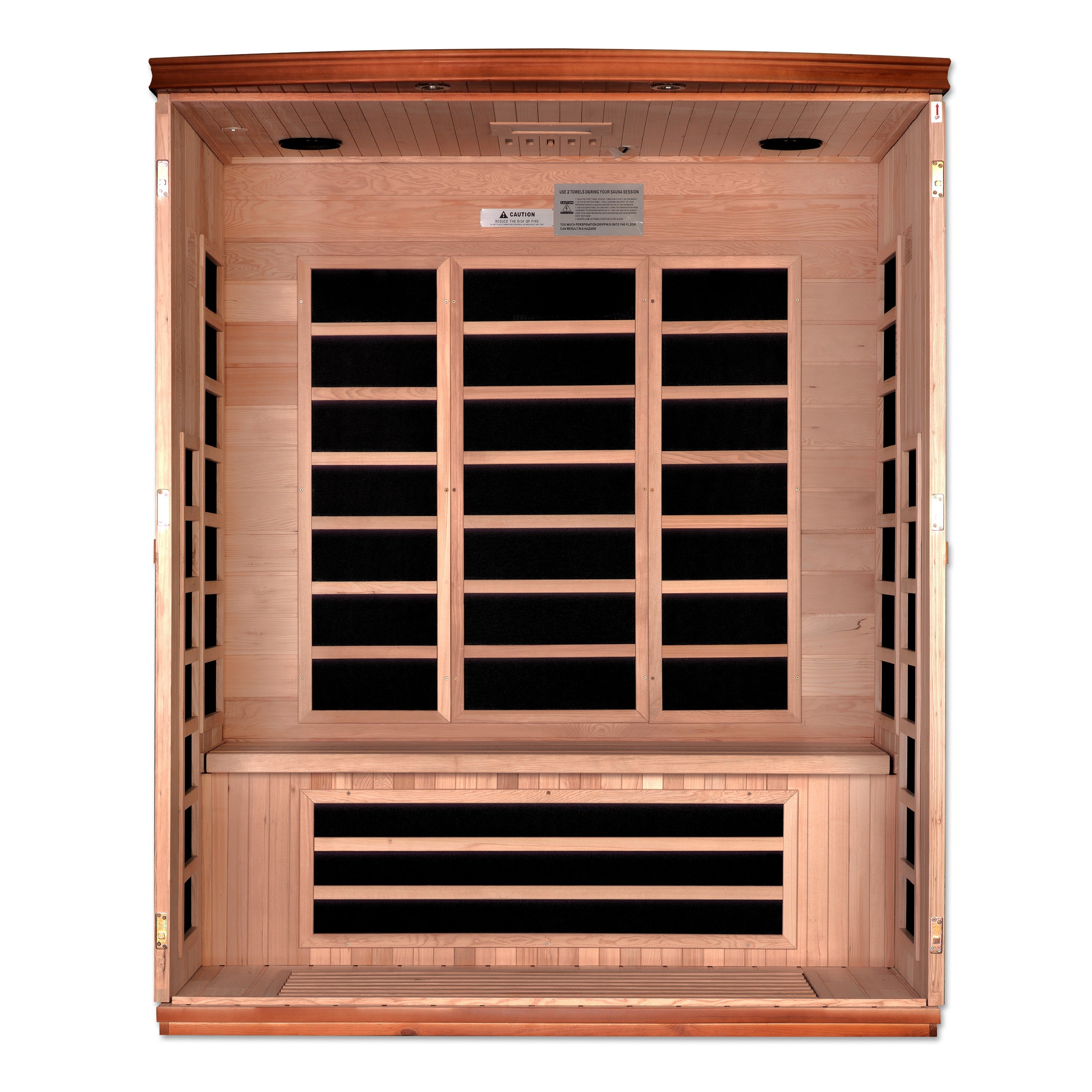 Golden Designs Dynamic Lugano Infrared Sauna - Thumbnail 4