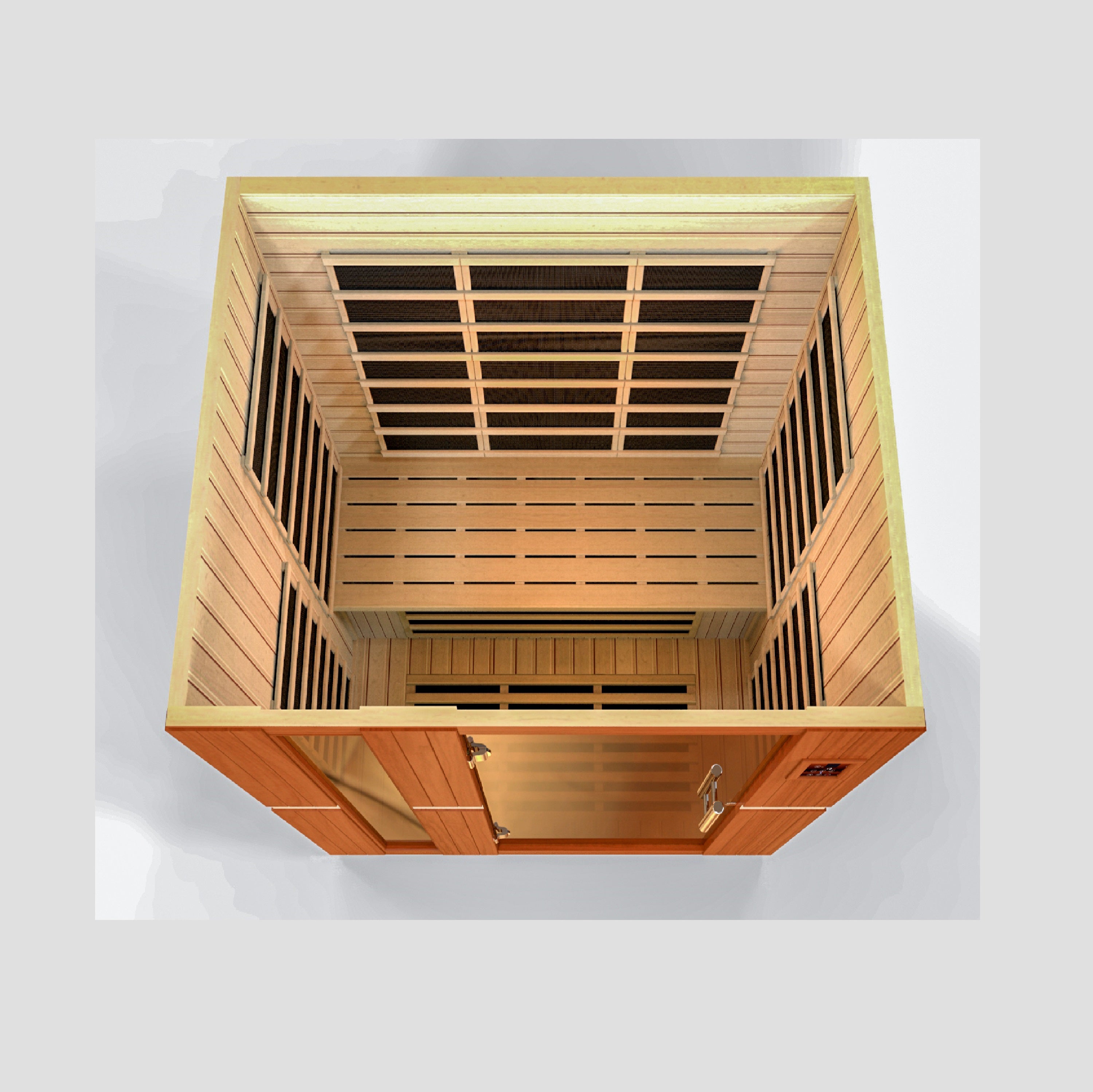 Golden Designs Dynamic Lugano Infrared Sauna - Thumbnail 5
