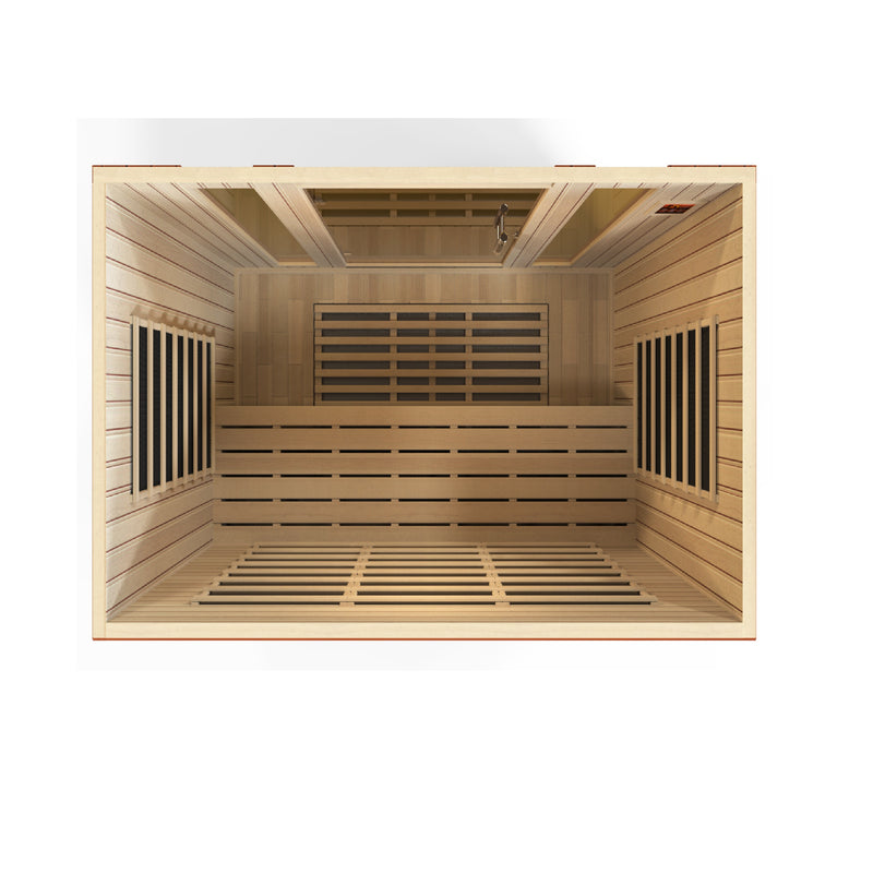 Golden Designs  "4-Person Low EMF Infrared Sauna - Dynamic Bergamo"