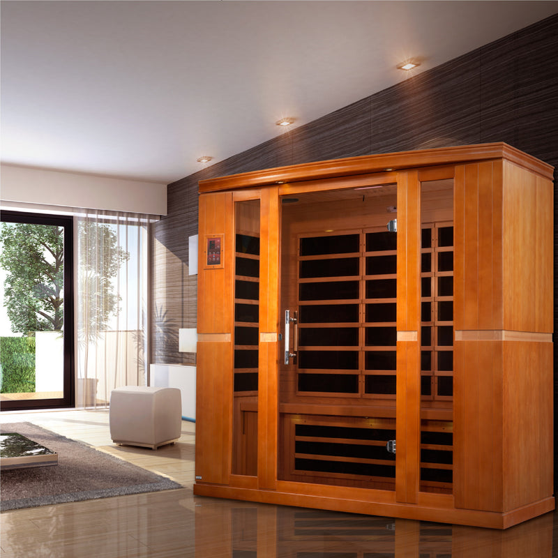 Golden Designs  "4-Person Low EMF Infrared Sauna - Dynamic Bergamo"