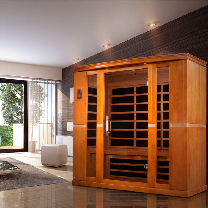 Golden Designs  "4-Person Low EMF Infrared Sauna - Dynamic Bergamo"