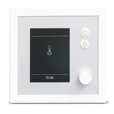 EOS EmoTec D Digital Sauna Control — Emotec D White Silver