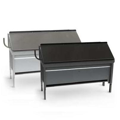 EOS Invisio Midi Concealed Electric Sauna Heater — Invisio Midi 2; stainless steel and anthracite comparison