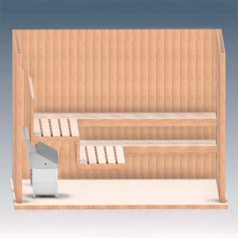 EOS Invisio Midi Concealed Electric Sauna Heater — Invisio Midi Render 2