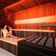 EOS Mythos S35 Freestanding Electric Sauna Heater — Mythos S35 Lifestyle 1