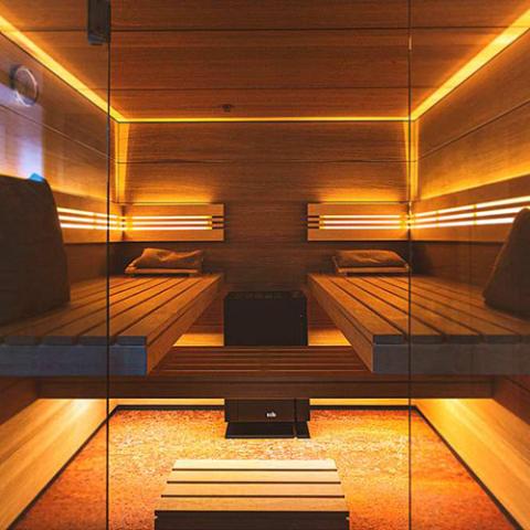 EOS Mythos S35 Freestanding Electric Sauna Heater — Mythos S35 Lifestyle 2