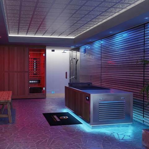 Finnmark SoulCold 1-Person Cold & Hot Plunge with Chiller — Finnmark SoulCold Room