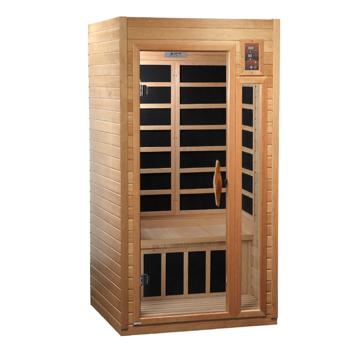 Golden Designs Geneva Elite 1-2 Person Near Zero EMF FAR Infrared Sauna